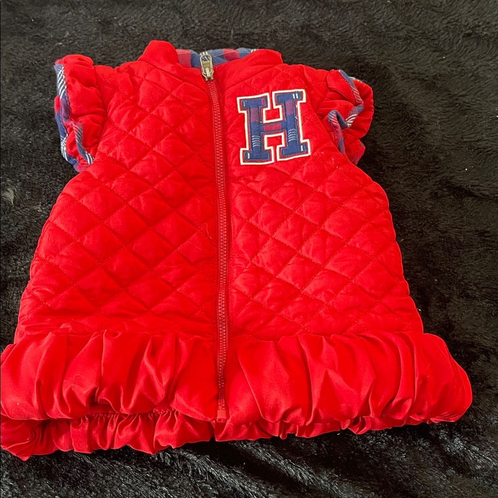 Tommy Hilfiger Red Kids Puffer Jacket